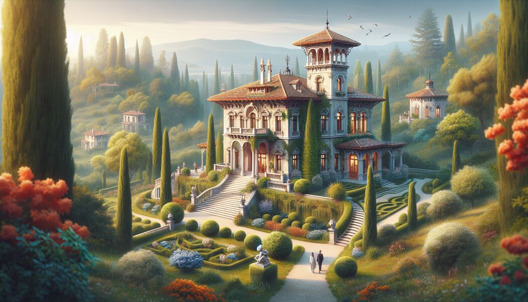 Gartenanlagen und Natur um die Villa erkunden   - Villa Gutenberg: Wo Geschichte auf Stil trifft