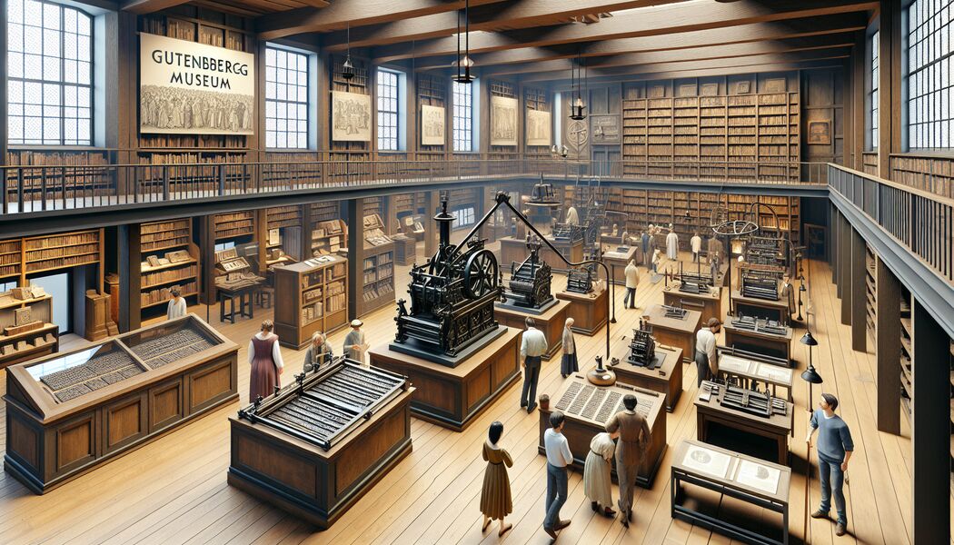 Einfluss des Buchdrucks auf Bildung und Gesellschaft   - Gutenberg Museum: Eine Zeitreise in die Welt des Buchdrucks